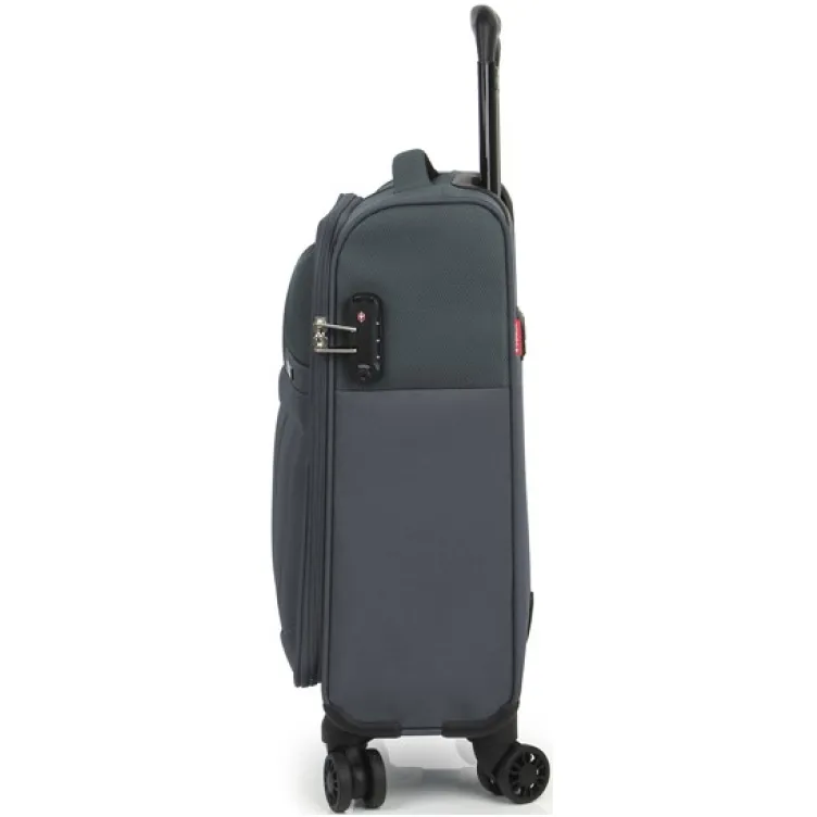 Putni kabinski kofer Roma grey 39 x 55 x 20 cm