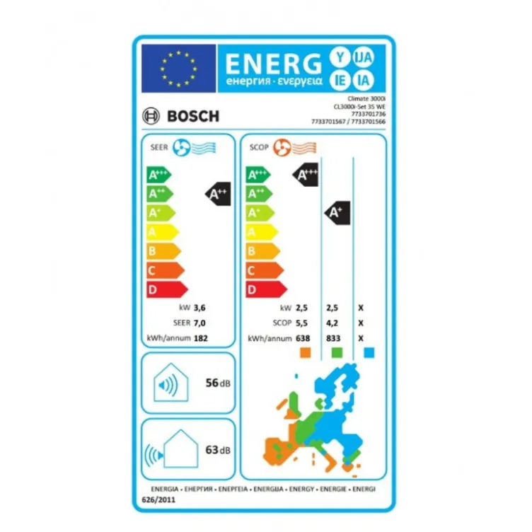 Bosch klima inverter 3000i BAC3i-1232IA 7733701566