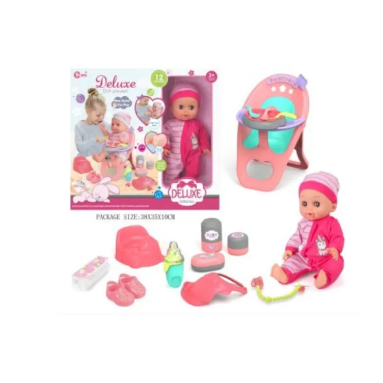 Lutka Beba sa  stolicom za hranjenje 016061