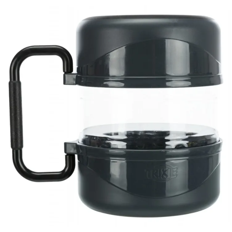 Set 2 činije sa kutijom za hranu za ljubimce - putni set 