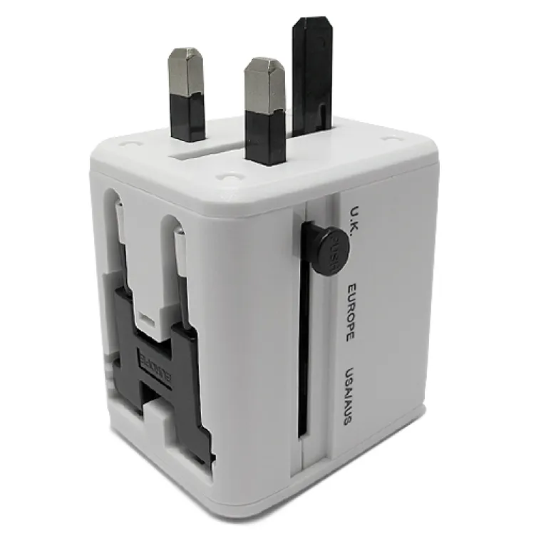 Univerzalni travel adapter EU-USA-UK-AUS 2USB