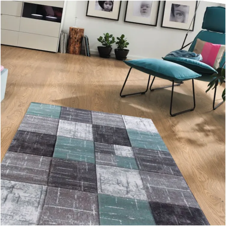 Tepih Ekol Diamond 20762-740 Braon / Zelena 140x200 cm