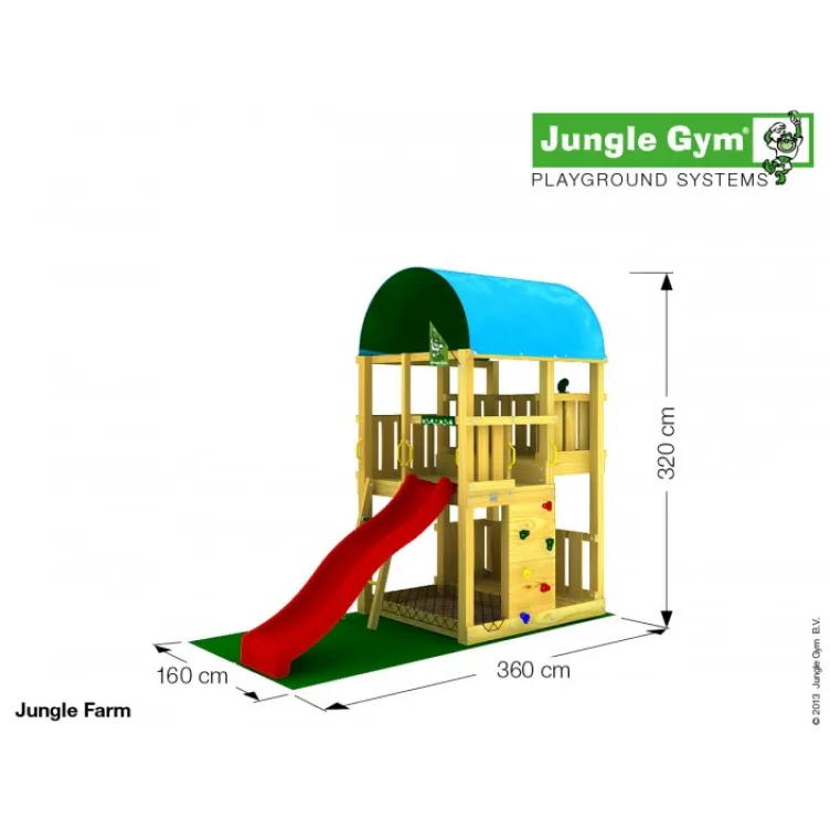 Toranj za decu sa toboganom Farm