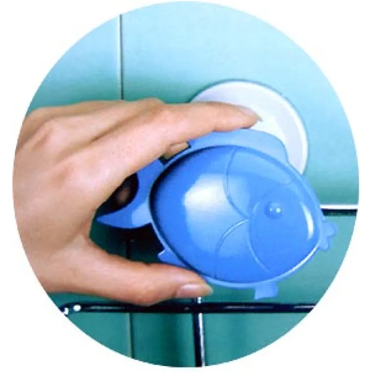 Ugaona duguljasta polica za kupatilo na dva nivoa