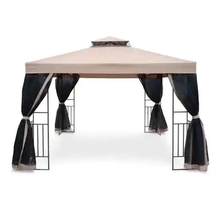 Paviljon za dvorište sa zavesama-komarnicima