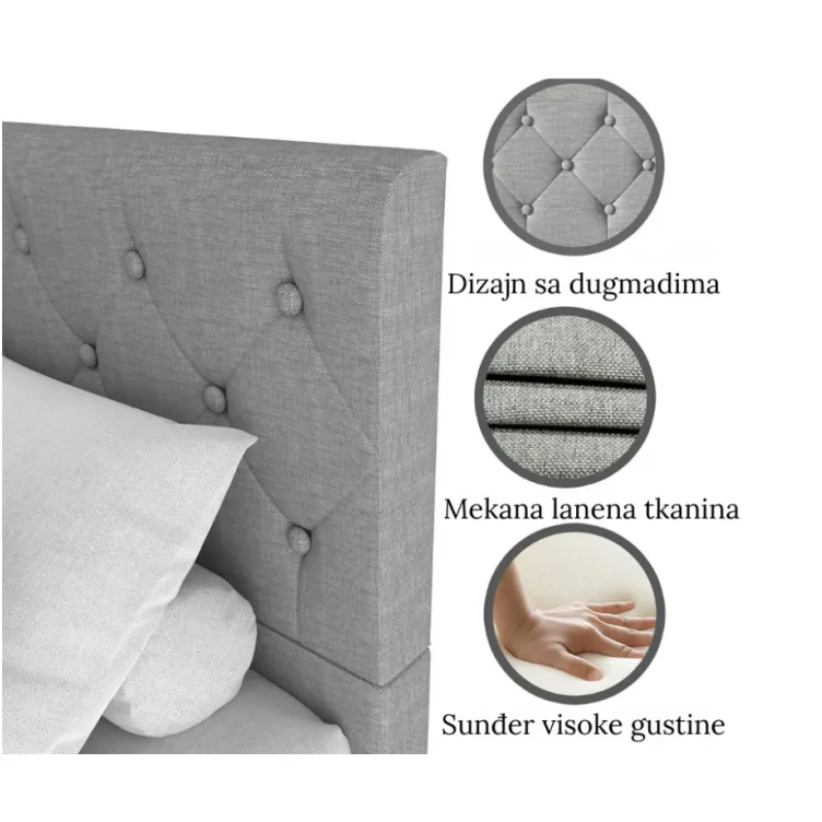 Versaj Bračni Krevet 201x149x112 cm