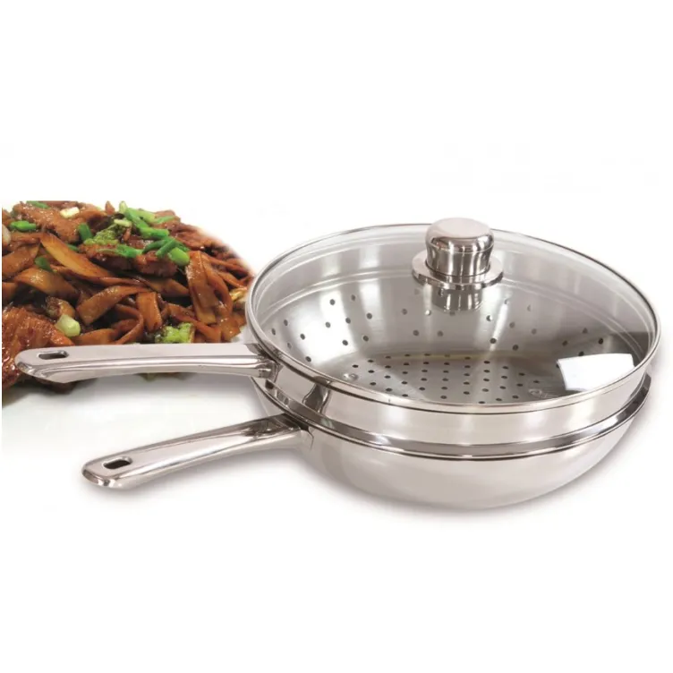 Wok tiganj sa steamer-om Asia COLOSSUS LINE CL-118