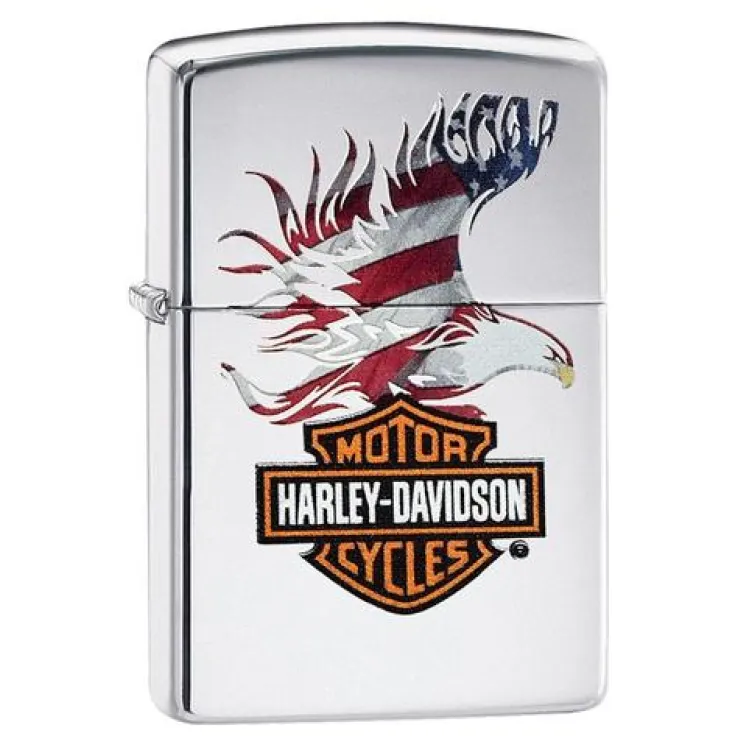 Zippo upaljač Harley-Davidson American Flag