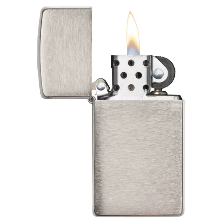 Zippo upaljač Slim Brushed Chrome 