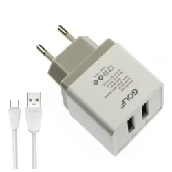Kućni punjač tip C 2USB 2.1A GOLF GF-U2C
