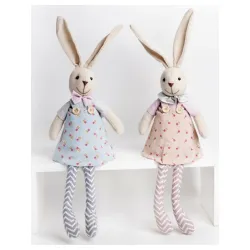 Uskrsnji zeka i zecica retro 45cm