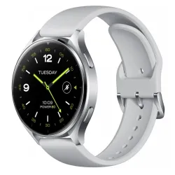 Xiaomi Watch 2 Silver Case with Gray TPU Strap