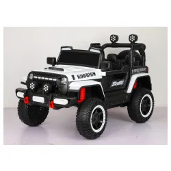 Dečiji Džip na Akumulator sa kožnim sedištem (12V) SM-24105 beli