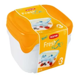 Kutije za hranu Fresh&Go set 3x0.8l Curver CU 08559-007 