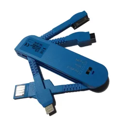 USB punjač univerzalni za mobilne plavi