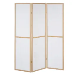 Drveni paravan sa platnom 3 krila 120x175cm