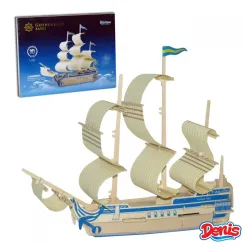 3D drvene puzzle - brod Gothenburg