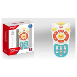 Interaktivni Daljinski Upravljač za Bebe je muzičko putovanje za vašeg malenog istraživača! Sa raznobojnim dugmićima koji emituju veselu muziku i zvuke životinja, pruža zabavu i podršku u razvoju fine motorike i slušanja kod beba.