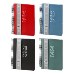 Maple 24 datumirani rokovnik sa spiralom 17x24cm 168 lista miks