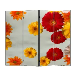 Lagani paravani od štampanog pvc platna Cveće 4 krila