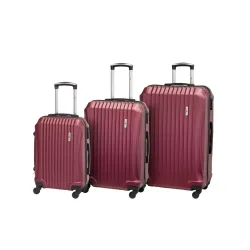 Set kofera 3/1 Enova Sevilla bordo 514.240.24