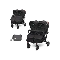 Kolica Duo + Torba Za Mame Black Circles Lorelli