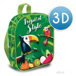 Tropical styl  predškolski ranac za decu 30 cm
