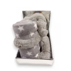 BBO set igračka + ćebence Sivi Slon