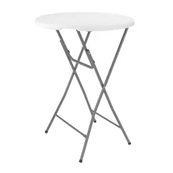 Barski sto Lela Ø80 bela