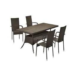 Baštenska garnitura Sandy sto D 200 cm + 4 stolice