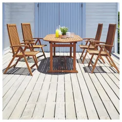 Baštenska garnitura Ligno sa 4 stolice