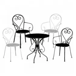 Baštenska garnitura Mocha Latte 4 stolice i 1 sto