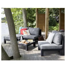 Baštenska garnitura Nevada low set grafit