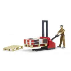 Ručni paletar sa Figurom Bruder