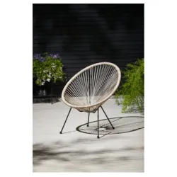 Baštenska stolica Zaini Lungo Natur/Pesak