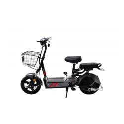 Električni bicikl kd-48 crno-sivi