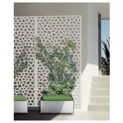 Zaklon pvc dekorativni 1x2m-beli