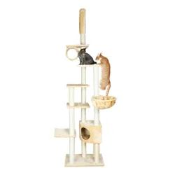 Grebalica za mačke bež platinum do 270 cm