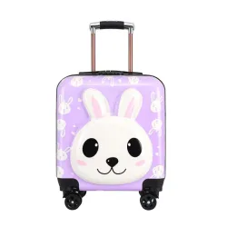 Deciji kofer ljubicasti zec 18"