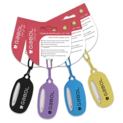 Kartica za obeležavanje kofera silikonska Gabol roze 