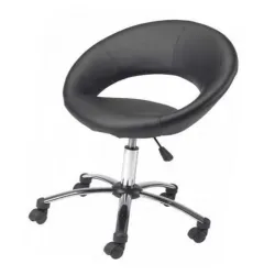 Kancelarijska fotelja Round crna