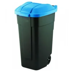 Kanta za smeće 110L Curver crno-plava CU 12900-857