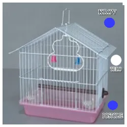 Kavez za ptice W033 plava i bela
