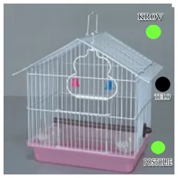 Kavez za ptice W033 zelena i crna