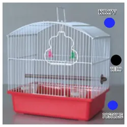 Kavez za ptice W044 plava i crna