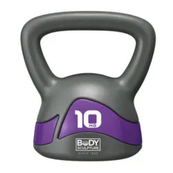 Kettlebell BW-117 10kg grey-purple