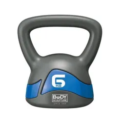 Kettlebell BW-117 6kg grey-blue