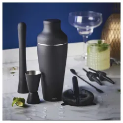 Koktel Set Mat Crni ST24099