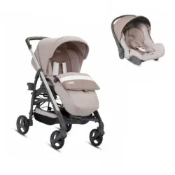 Dečija kolica + auto sedište Inglesina duo sistem Trilogy jedna ručka bež 