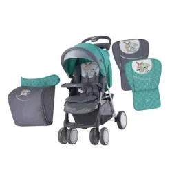 Kolica Foxy Green & Grey Friends